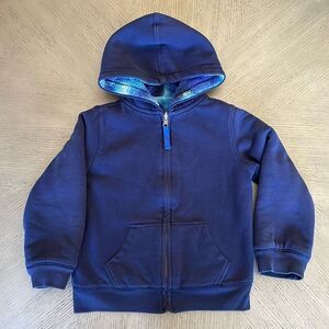Kids Reversible Sherpa Fleece Hoodie sizee XS 4-5